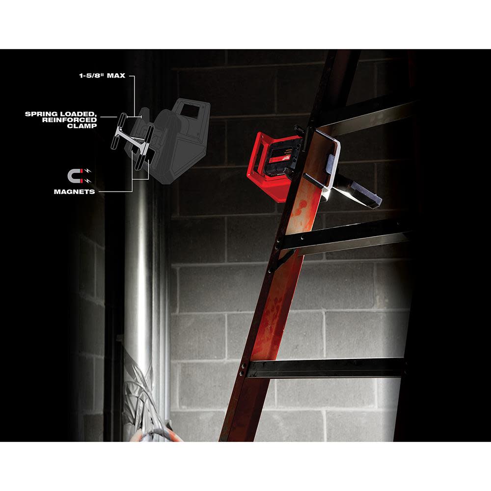 Milwaukee M18 ROVER Mounting Flood Light - Ascmtools