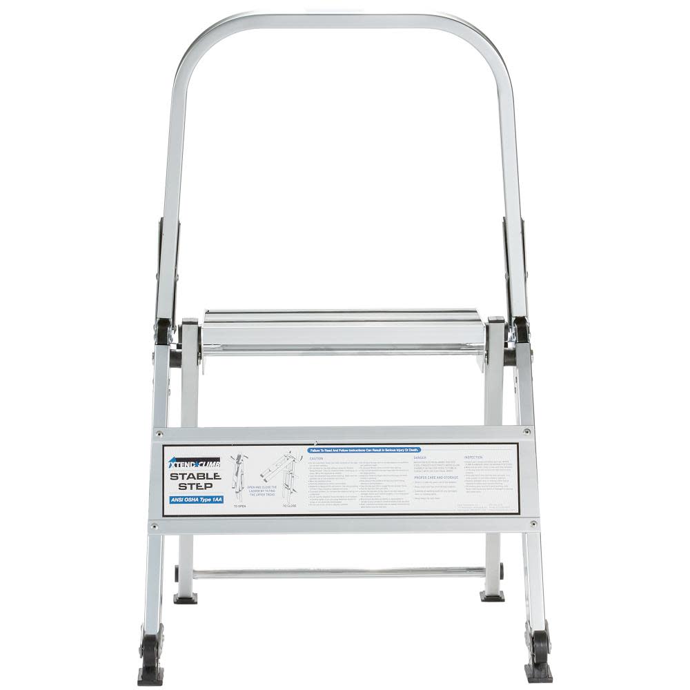 Xtend and Climb 2 Step Aluminum 300-Lb Type IA Step Ladder - Ascmtools