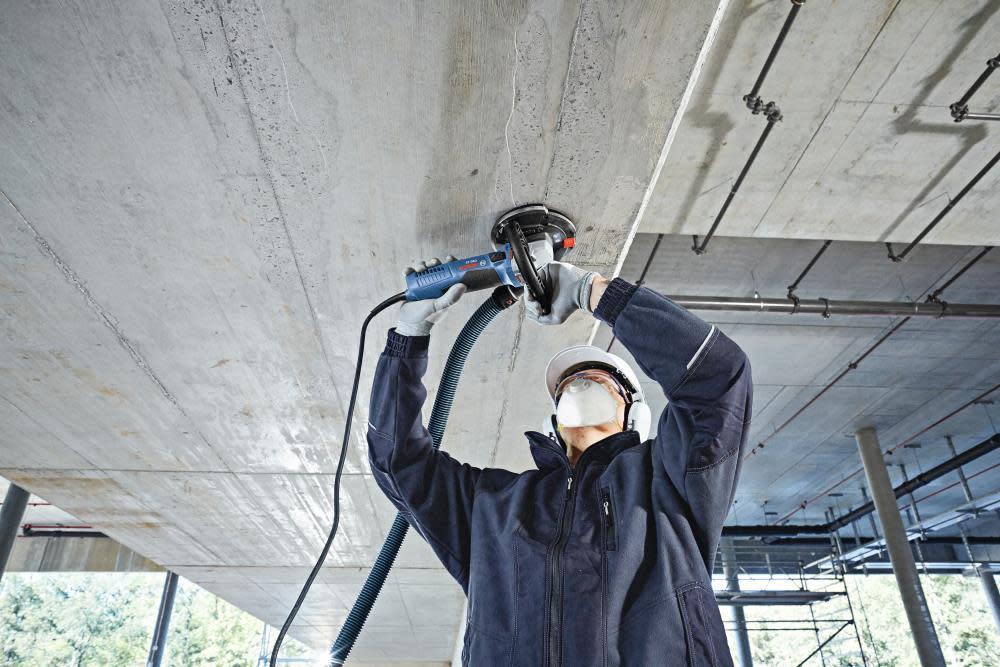 Bosch 5 In. Concrete Surfacing Grinder with Dedicated Dust-Collection Shroud - Ascmtools