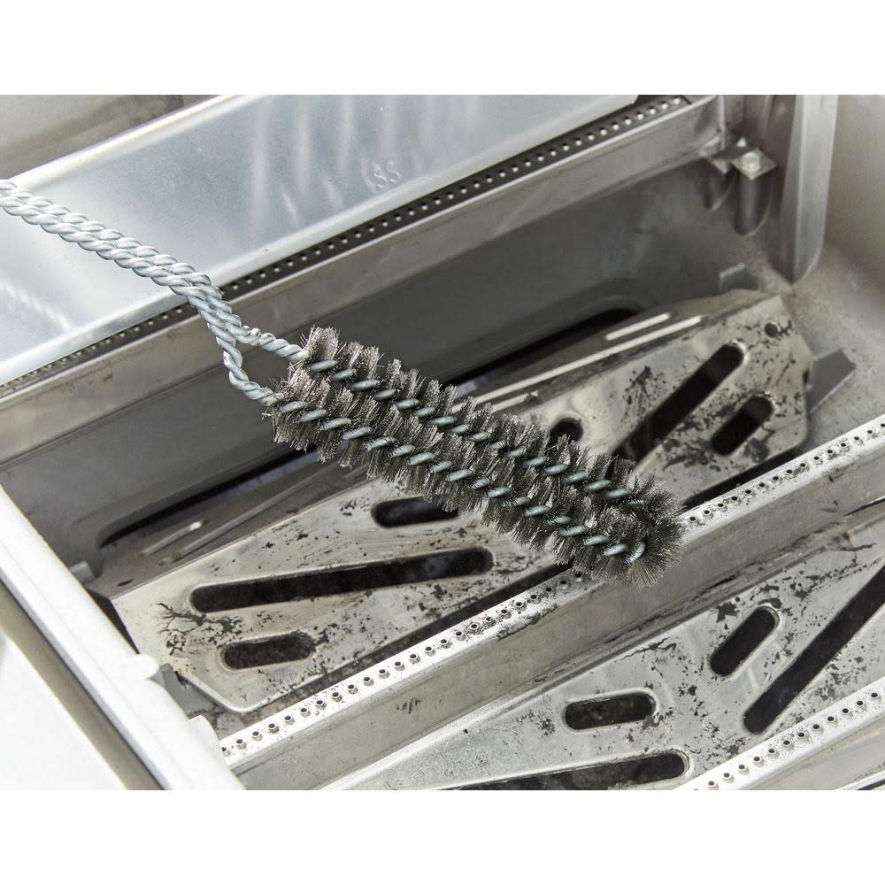 Weber 18″ Non-Slip Handle Detail Grill Brush - Ascmtools