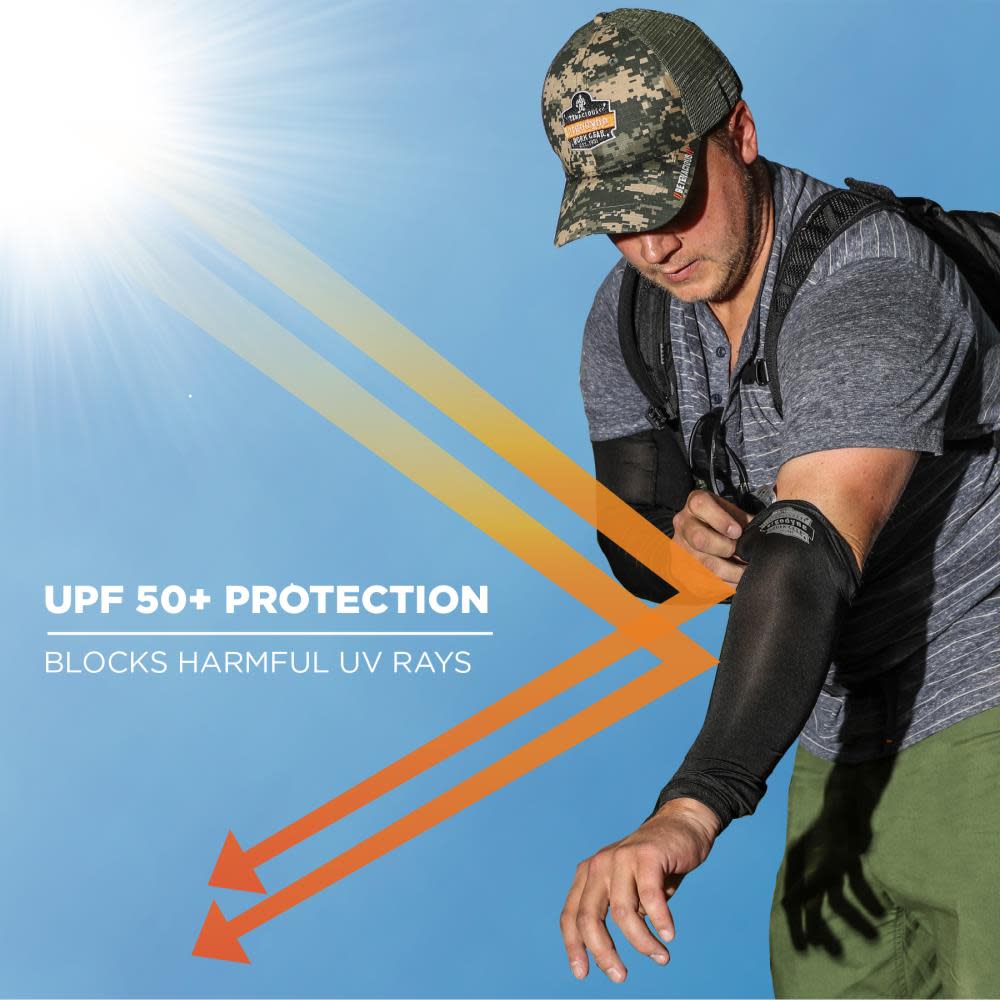 Ergodyne Chill Its 6690 Cooling Arm Sleeves Blue XL - Ascmtools