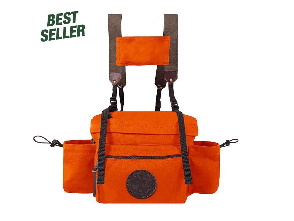 Duluth Pack 12 Liter Capacity Orange Canvas All Day Lumbar Pack - Ascmtools