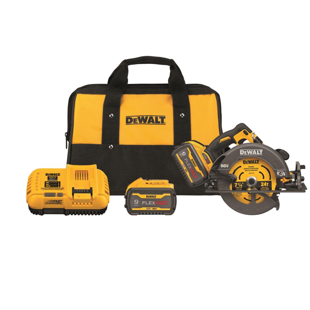 DEWALT FLEXVOLT 60V MAX 7-1/4″ Circular Saw Kit with Brake Brushless - Ascmtools
