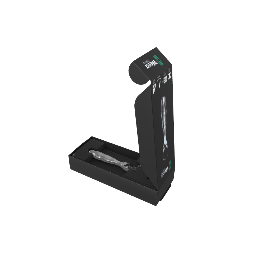 Wera Tools 8001 A Zyklop Mini 1 Bit 1/4″ SB Ratchet 2pc - Ascmtools