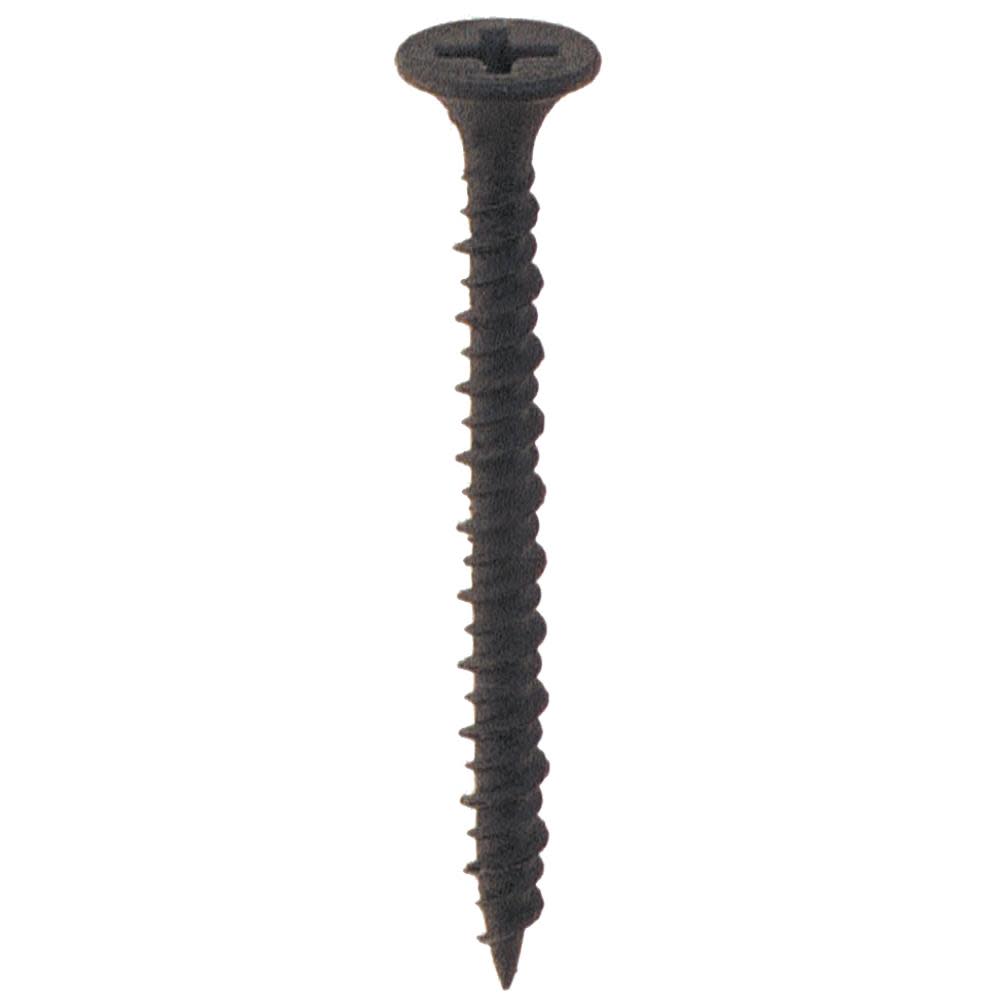 Pro Twist Screws 6 x 1-1/4 Bk Phosphate Bugle Hi-Lo Thread Sharp Point 8000 Screws - Ascmtools