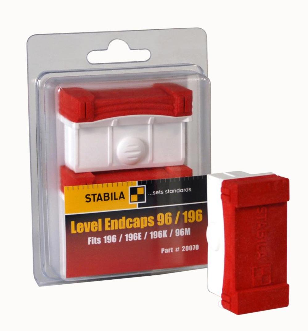 Stabila Type 196/96 m Levels End Caps (2) - Ascmtools