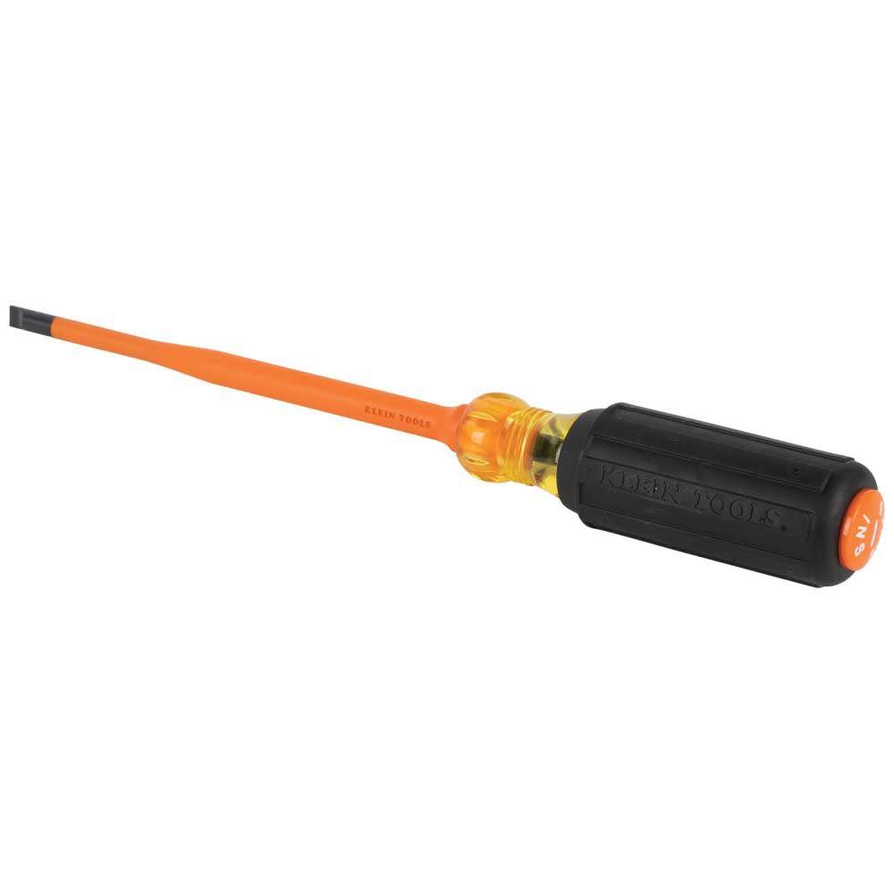 Klein Tools Insulated Screwdriver 1/4″ Cab 6″ - Ascmtools