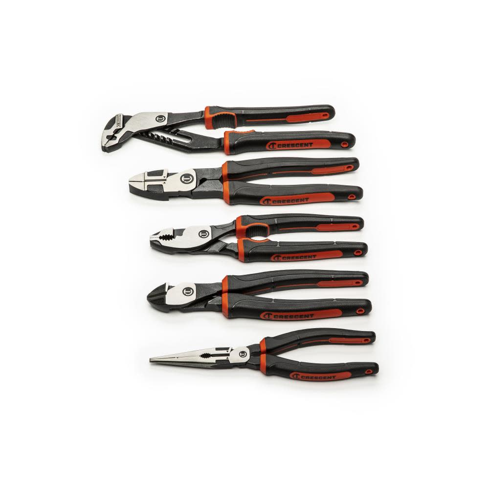 Crescent Z2 5 Mixed Dual Material Plier Set 5pc - Ascmtools