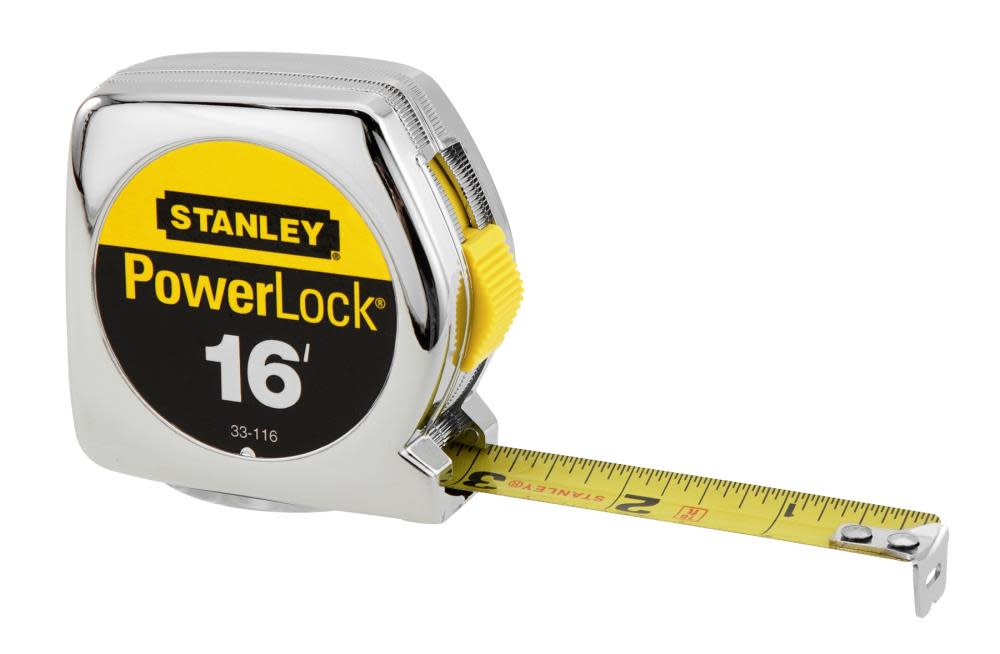 Stanley 16Ft x 3/4In PowerLock Tape Measure - Ascmtools