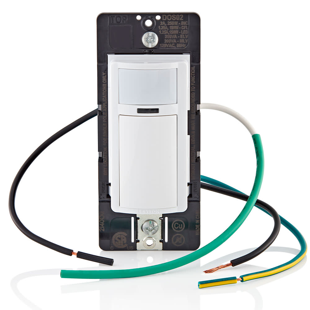 Leviton Motion Sensor Light Switch 2A Auto-On Decora Occupancy - Ascmtools