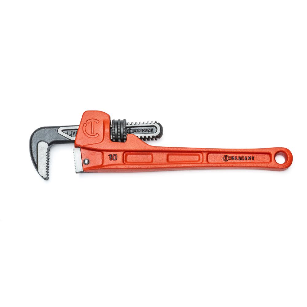 Crescent 10″ Cast Iron Slim Jaw Pipe Wrench - Ascmtools