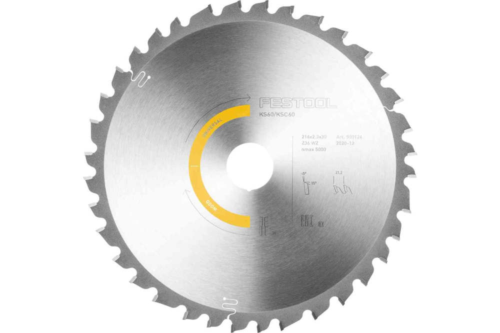 Festool 8 1/2″ Saw Blade Wood Universal for KSC 60 - Ascmtools