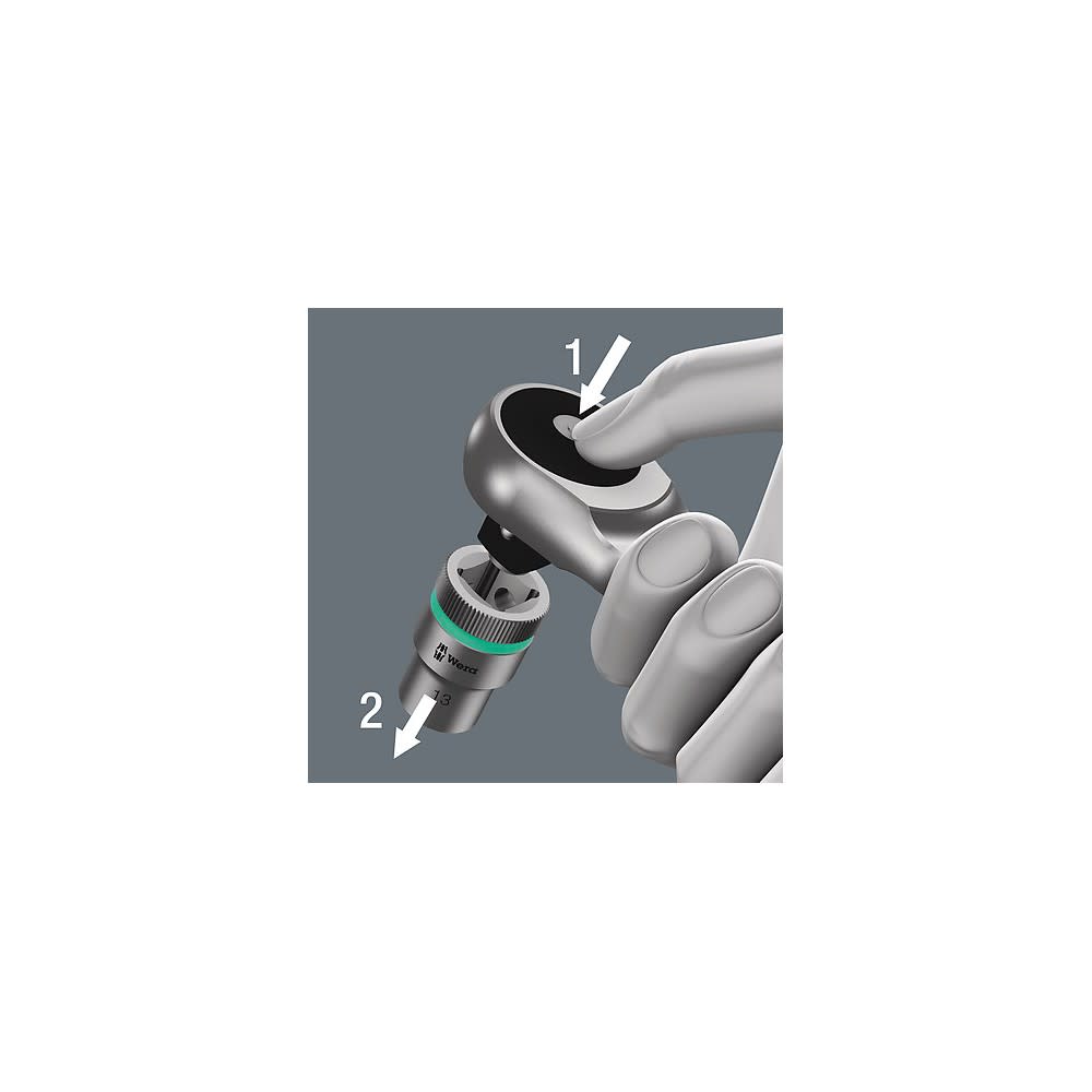 Wera Tools 29pc 3/8″ Drive 8100 SB 7 Zyklop Metal Ratchet Set - Ascmtools