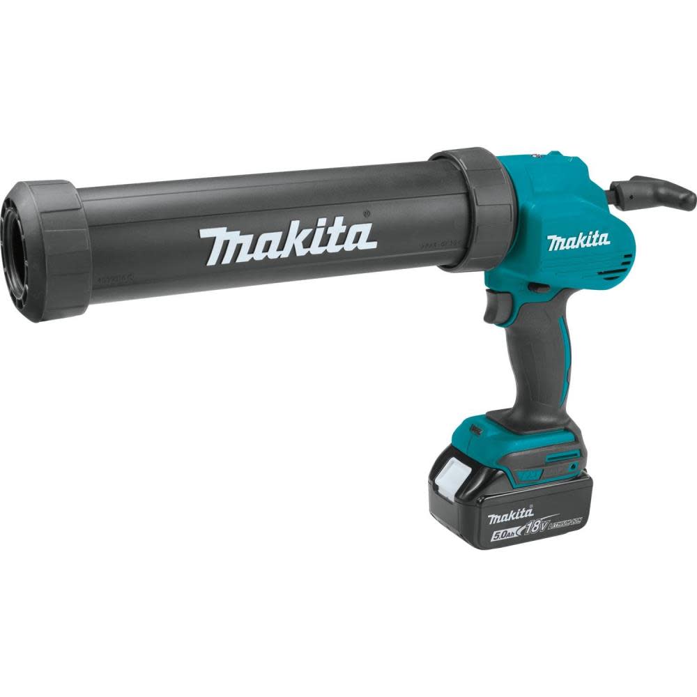 Makita LXT 18 Volt Lithium-Ion 29 oz Cordless Caulk and Adhesive Kit 5.0 Ah - Ascmtools