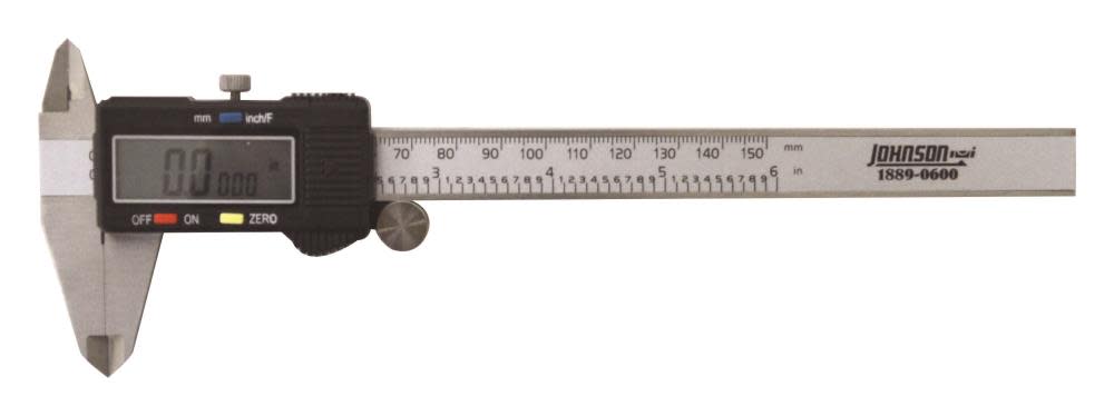 Johnson Level 6 In. Digital Caliper - Ascmtools