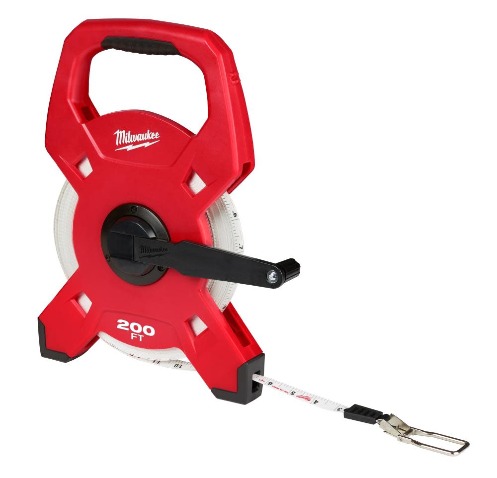 Milwaukee 200′ Fiberglass Open Reel Long Tape - Ascmtools