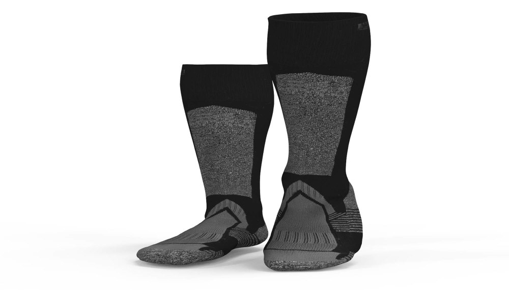 Mobile Warming Pro Compression Heated Socks Unisex Dark Gray Small - Ascmtools