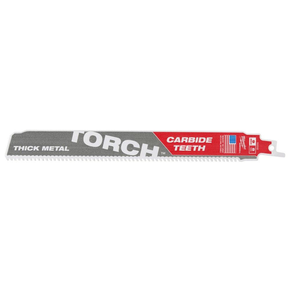 Milwaukee 9 in. 7TPI THE TORCH Carbide Teeth SAWZALL Blade - Ascmtools