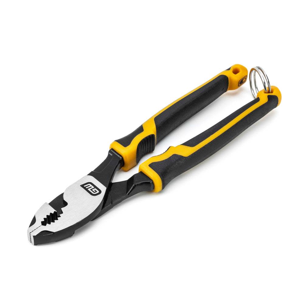 GEARWRENCH 8″ Pitbull Tether Ready Dual Material Slip Joint Pliers - Ascmtools