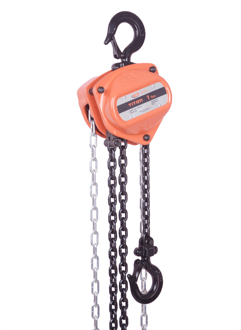 Atlas Lifting and Rigging Chain Hoist 1 Ton 2200 lbs 15′ Chain - Ascmtools