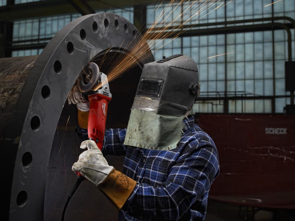 Milwaukee 11 Amp 5 in. Small Angle Grinder Trigger Grip AC/DC No Lock - Ascmtools