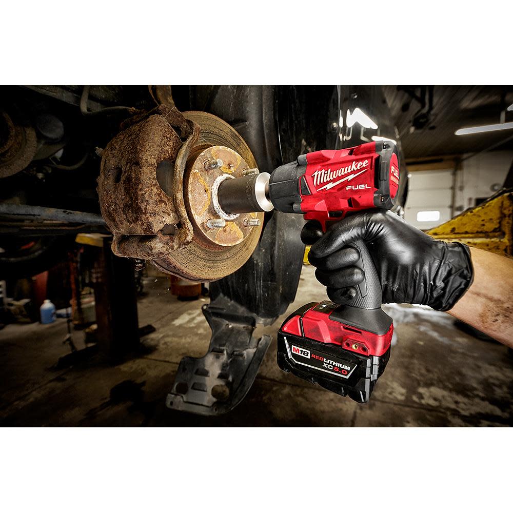 Milwaukee M18 FUEL 1/2 Mid-Torque Impact Wrench with Friction Ring Kit - Ascmtools