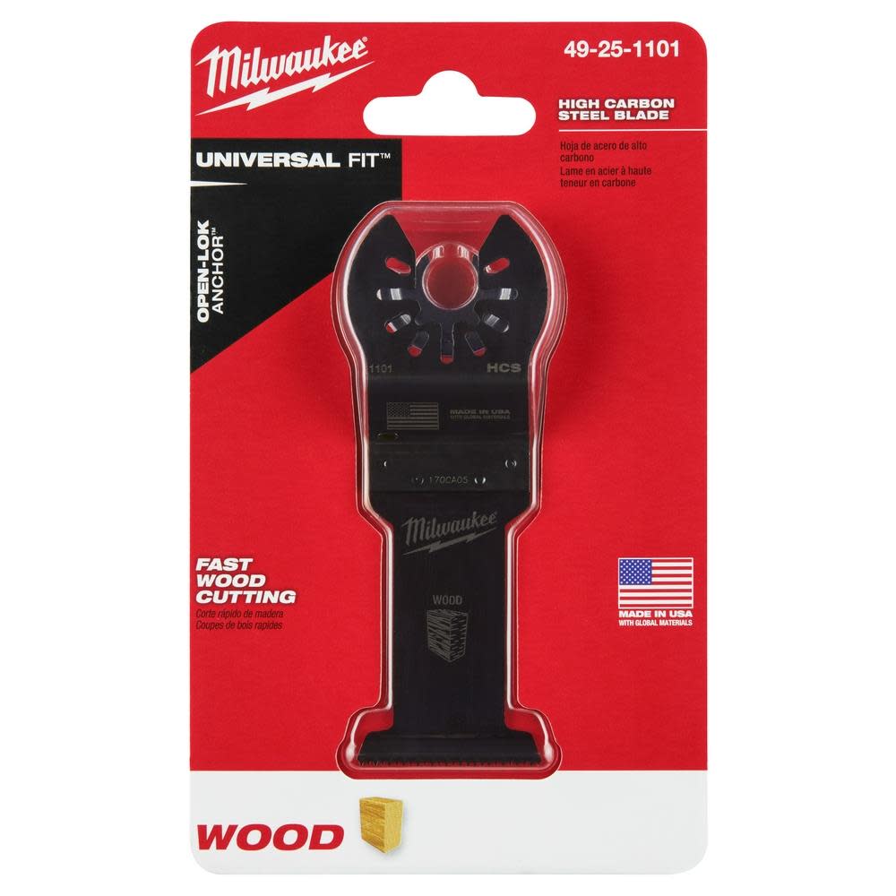 Milwaukee OPEN-LOK 2-1/2″ HCS WOOD BLADE 1PK - Ascmtools