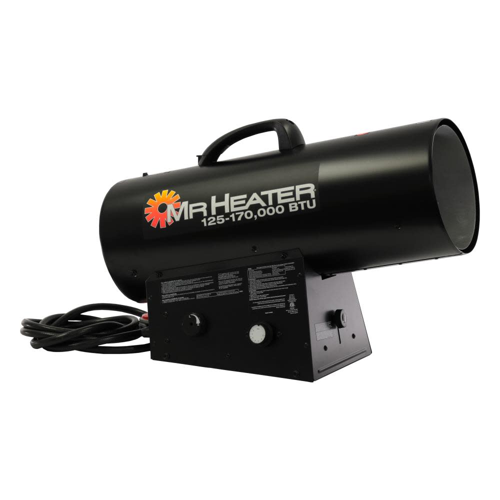 Mr Heater 170000 BTU Quiet Burner Technology Forced Air Propane Heater with Thermostat - Ascmtools
