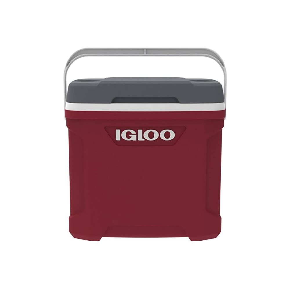 Igloo Latitude 30 Hard Cooler Industrial Red/Meteorite 30qt - Ascmtools