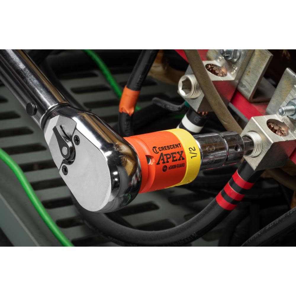 Crescent APEX CRESCENT eSHOK-GUARD Socket Isolator 1/2″ x 2-1/2″ - Ascmtools