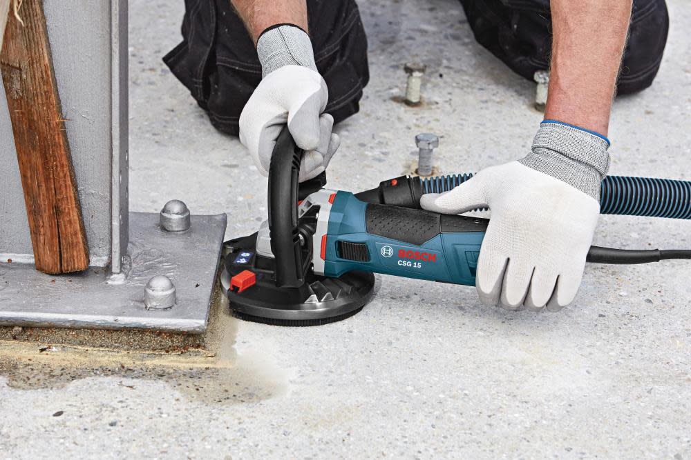 Bosch 5 In. Concrete Surfacing Grinder with Dedicated Dust-Collection Shroud - Ascmtools