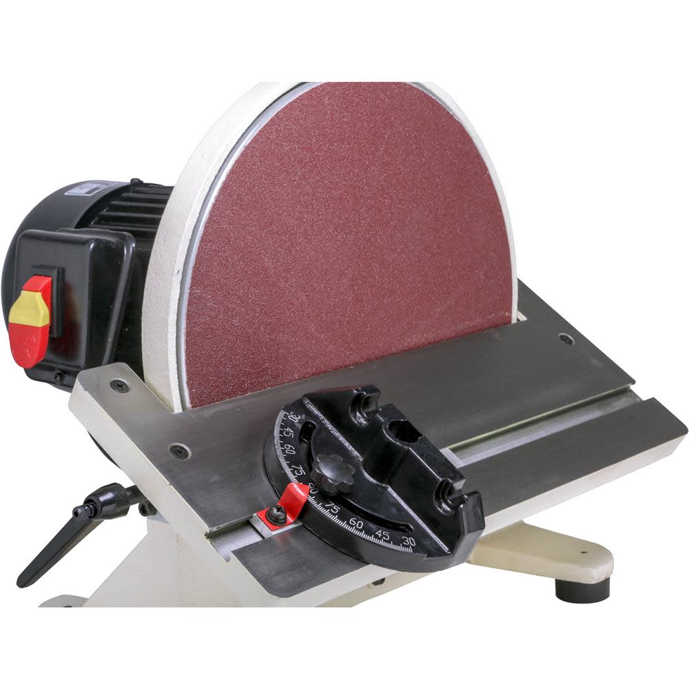Shop Fox Adhesive Disc Sander 110V 1HP 12″ Pressure Sensitive - Ascmtools