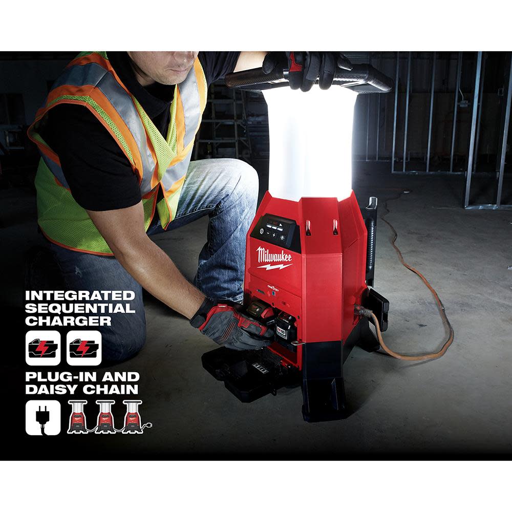 Milwaukee M18 RADIUS Site Light and Charger with ONE-KEY - Ascmtools