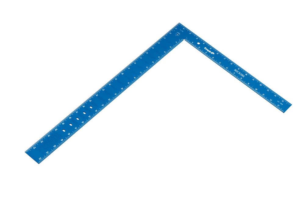 Empire Level 16 in. x 24 in. True Blue Laser Etched Framing Square - Ascmtools