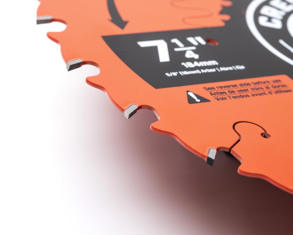 Crescent NailSlicer Framing Circular Saw Blade 7 1/4″ 24T - Ascmtools