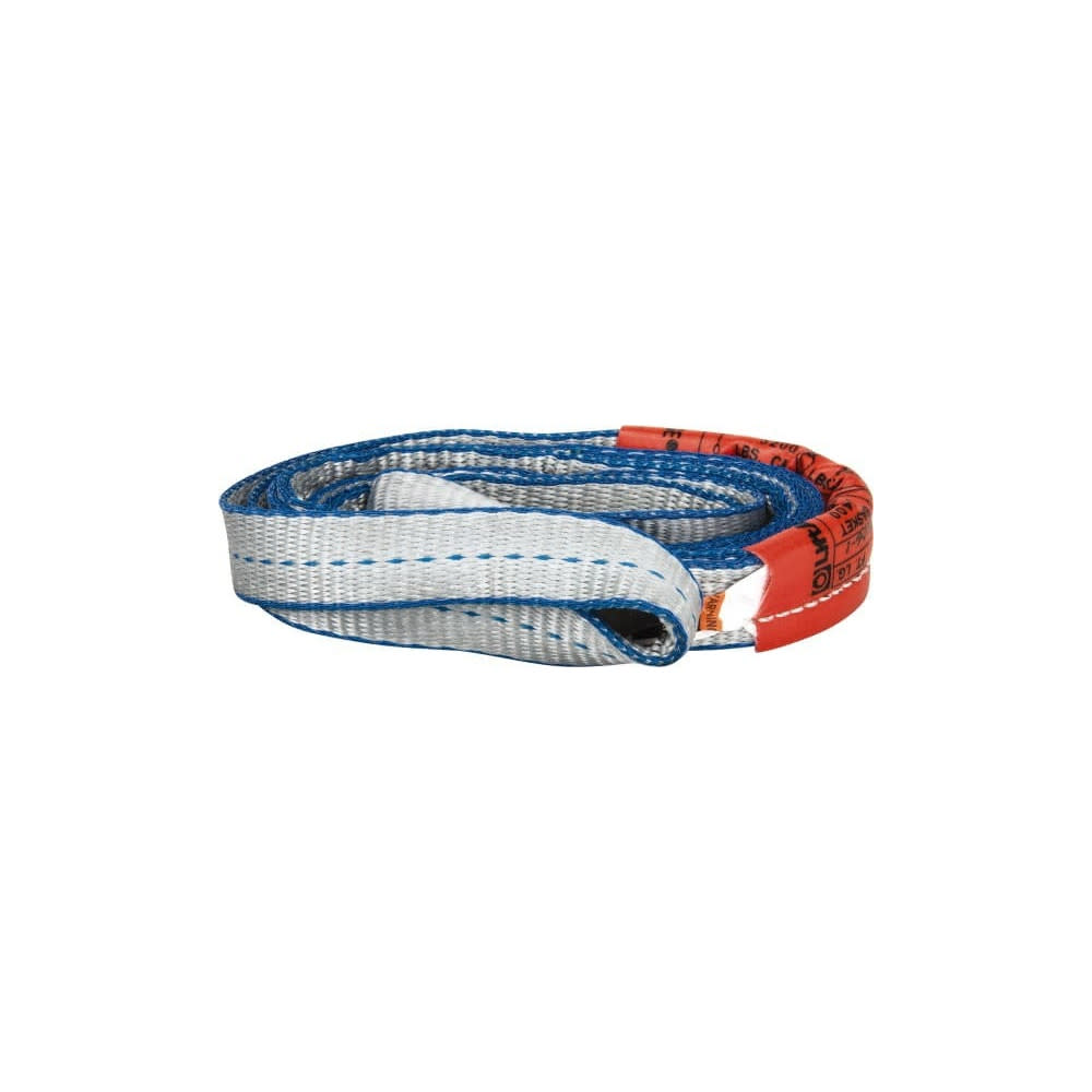 Lift-All 8 Ft. 2-Ply Type 3 & 4 Flat Eye & Eye Polyester Web Sling - Ascmtools
