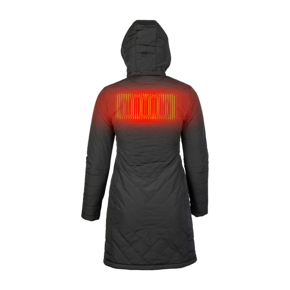 Mobile Warming 7.4V Meridian Heated Jacket Womens Black XS - Ascmtools