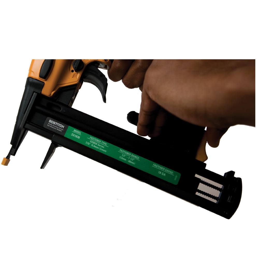 Bostitch 1-1/2 In. 18 GA Narrow Crown Finish Stapler - Ascmtools