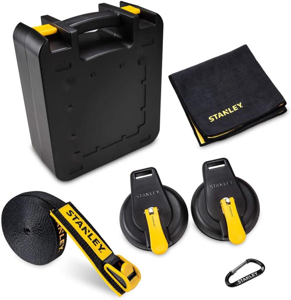 Stanley S4001 Suction Cup Tie Down Kit 400 lbs Capacity Heavy Duty - Ascmtools