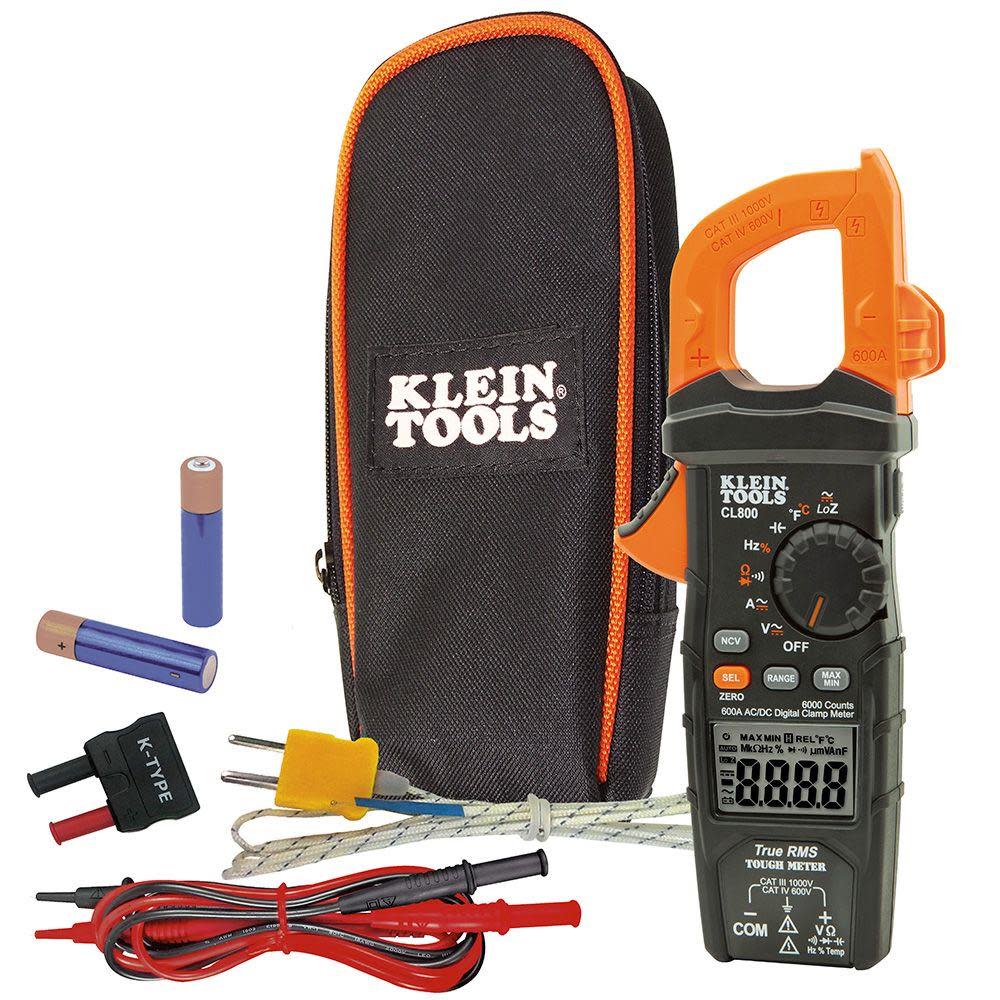 Klein Tools Digital Clamp Meter AC/DC Auto - Ascmtools