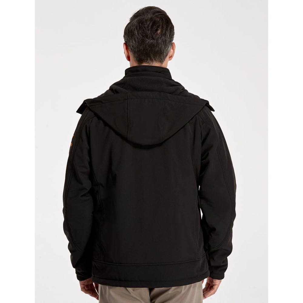 GEARWRENCH Mens Black Heated Hooded Jacket Kit XL - Ascmtools