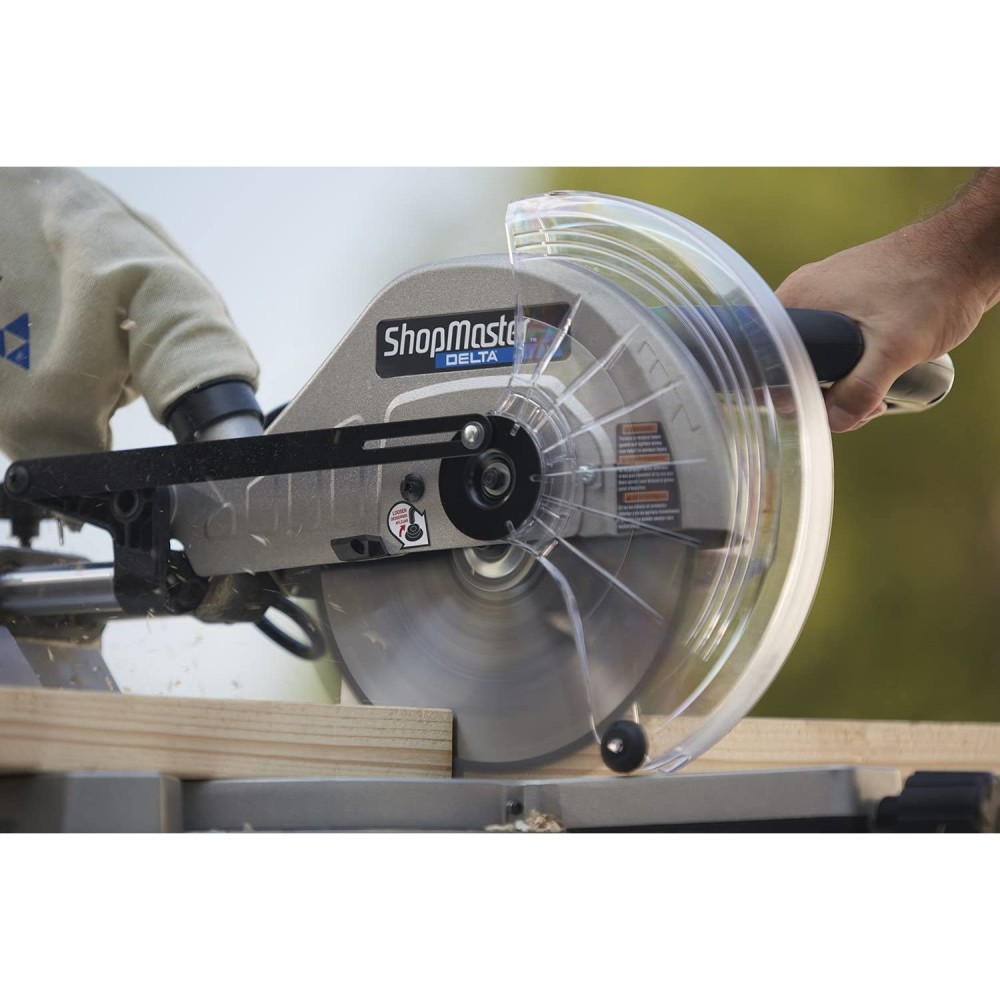 Delta ShopMaster 120V 15A 10″ Compound Sliding Miter Saw - Ascmtools