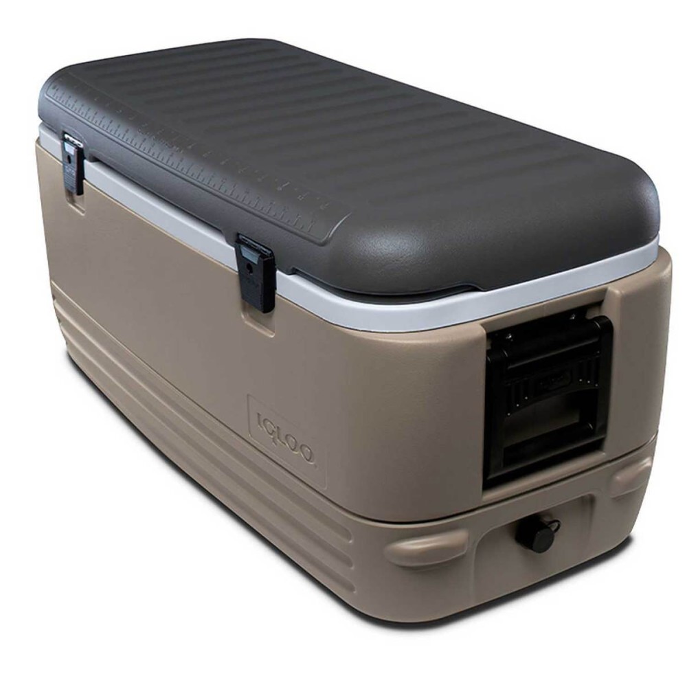 Igloo Sportsman Hard Cooler Sandstone/Carbon 120qt - Ascmtools