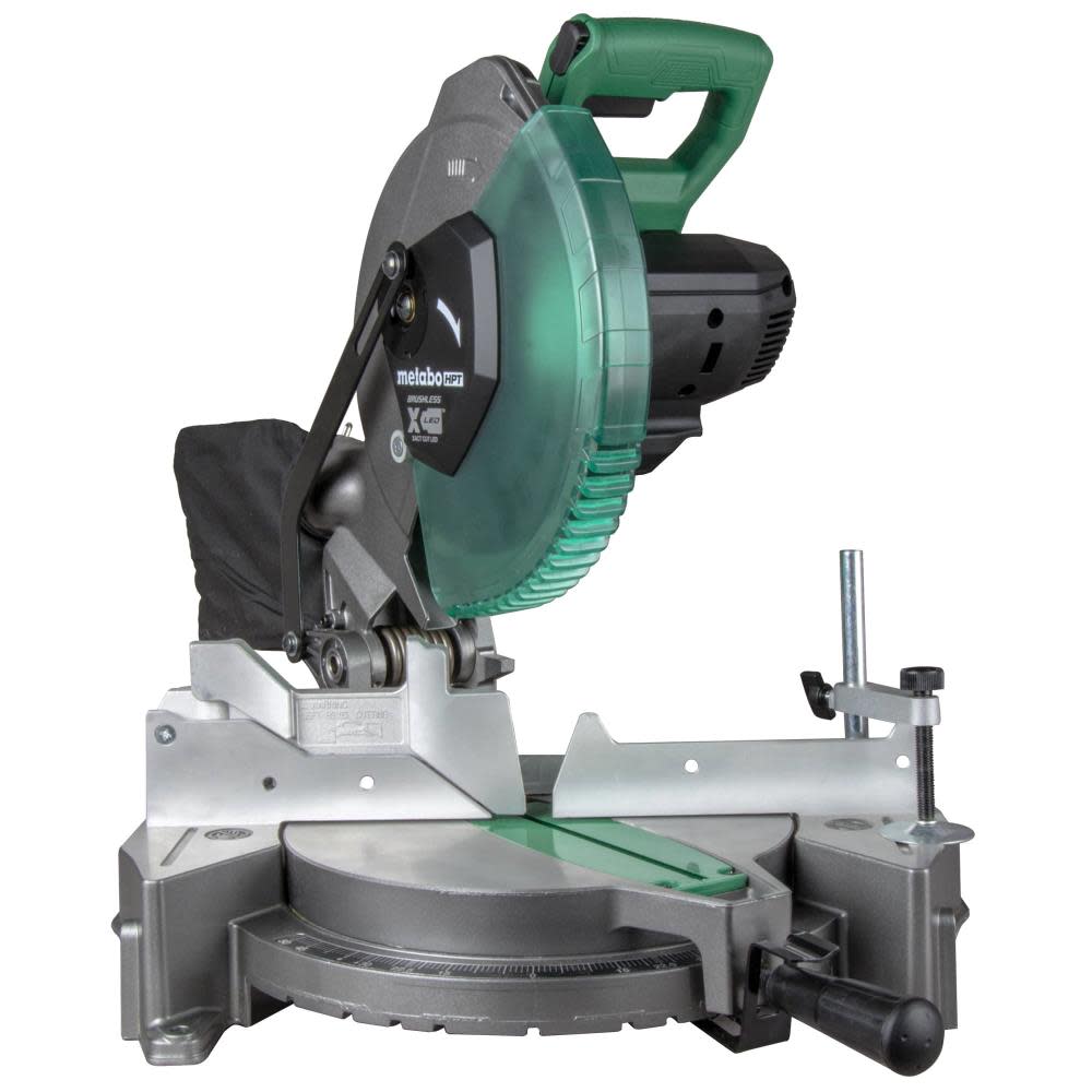 Metabo HPT 18V MultiVolt Cordless 10 Inch Single Bevel Miter Saw - Ascmtools