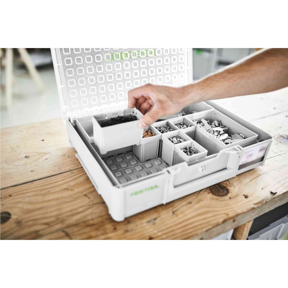 Festool 150 x 300 x 68 mm 2 Plastic Container Box - Ascmtools