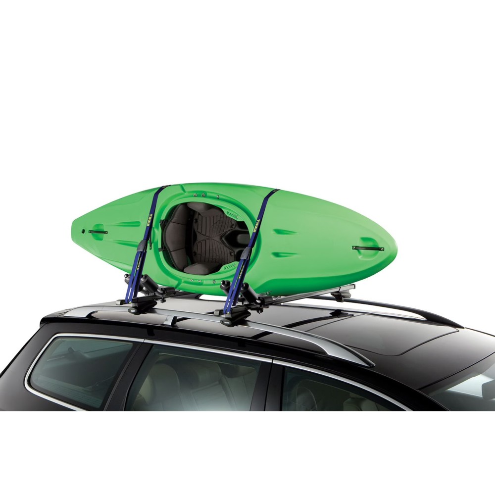 Thule Hull-a-Port Black Horizontal J-Style Kayak Rack - Ascmtools