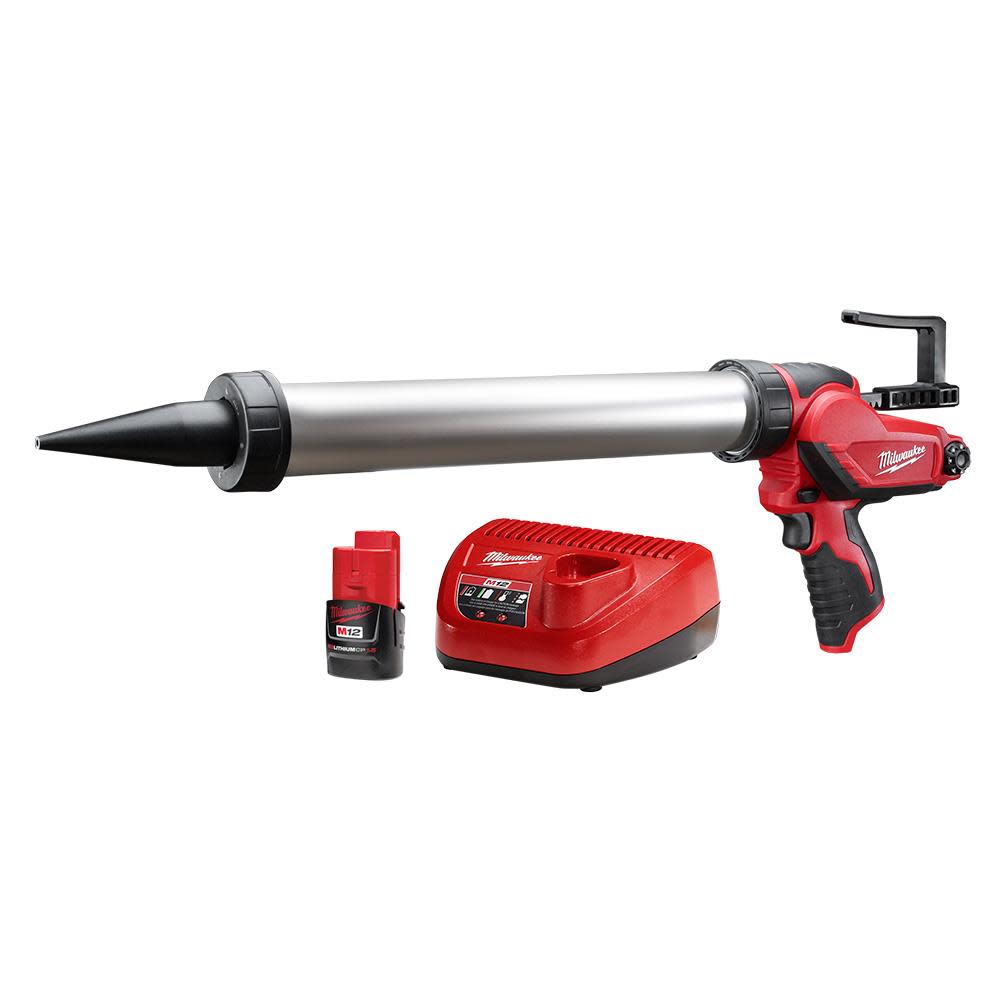 Milwaukee M12 Sausage Caulk Gun Kit - Ascmtools