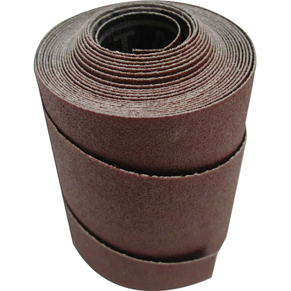 Supermax Tools 120 Grit Pre-Marked Abrasive Roll – Aluminum Oxide - Ascmtools
