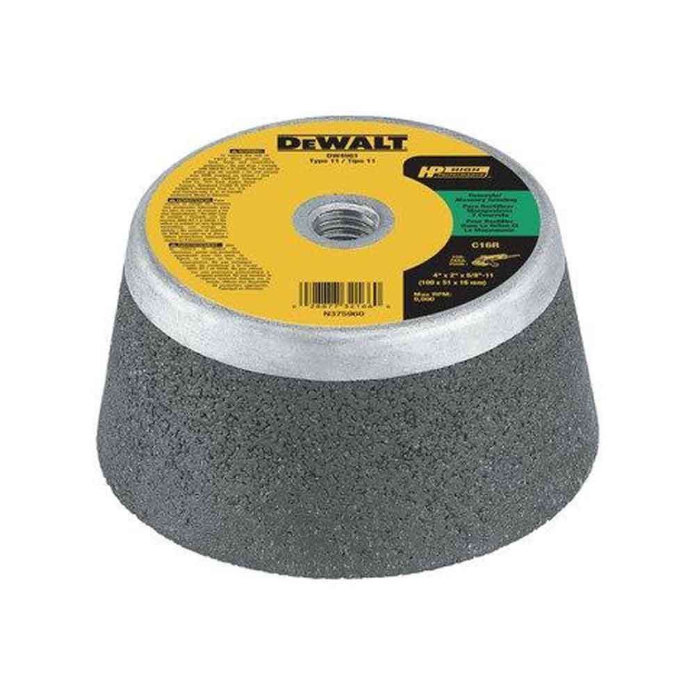 DEWALT 4 In. x 2 In. x 5 In. 5-11 Concrete Cup Wheel - Ascmtools