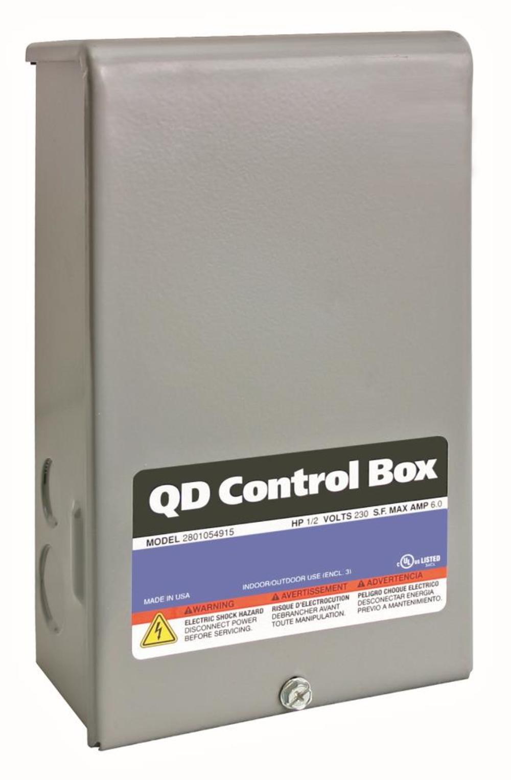 Red Lion 3/4HP 230V Deep Well Pump Control Box - Ascmtools